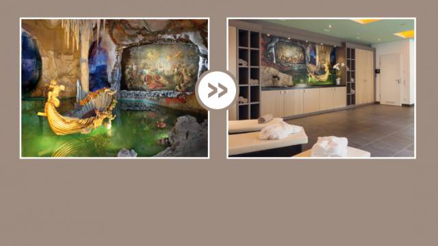 Wellnessbereich des Hotel Villa Ludwig