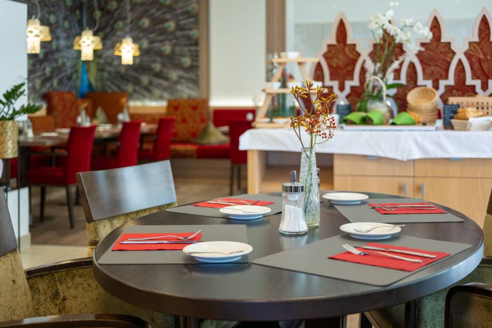 Detailansicht Frühstückstisch im Hotel Villa Ludwig