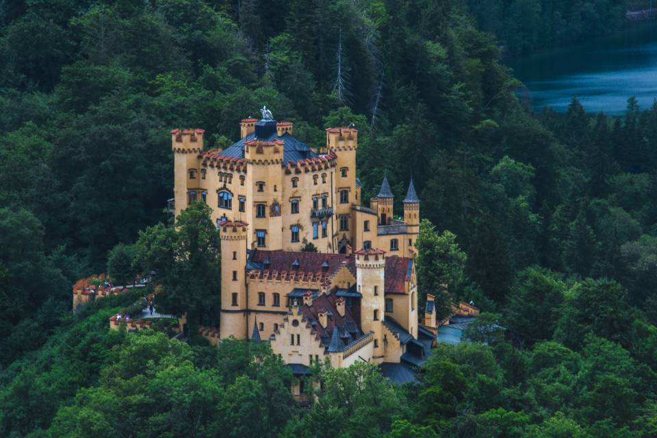 Blick auf Schloss Hohenschwangau